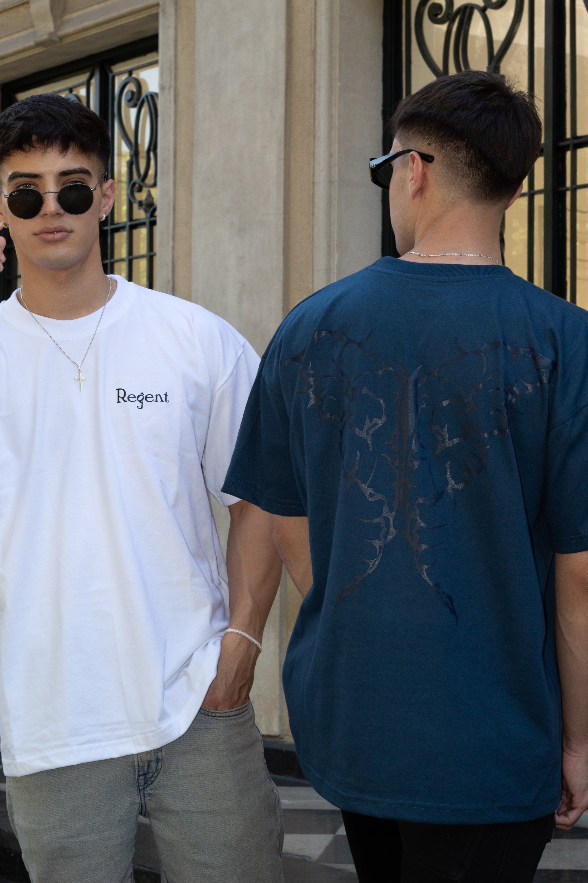 Polera "Blue Butterfly"