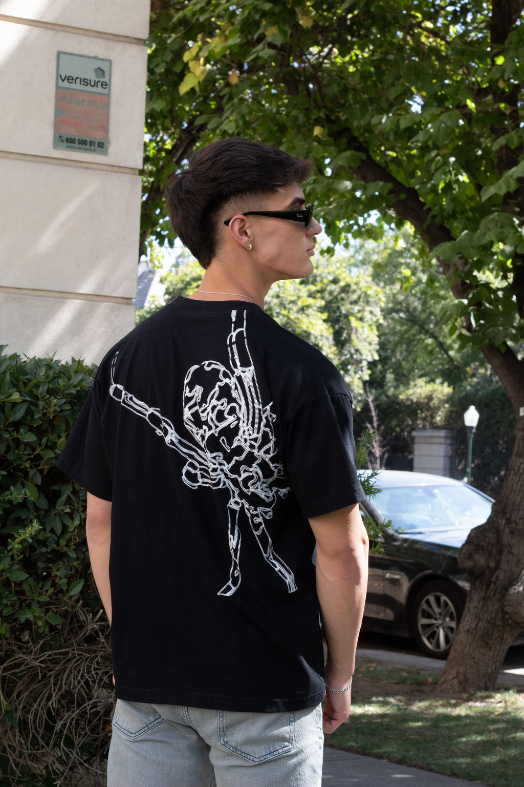 Polera "Spider Black"